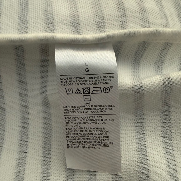 Banana Republic Preppy Large Knit Blazer Jacket Striped Stretch Pockets Navy - Picture 7 of 7